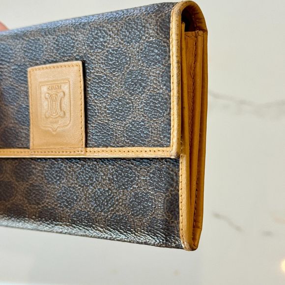 Celine‎ Triomphe Canvas Wallet - Vintage - Picture 12 of 12
